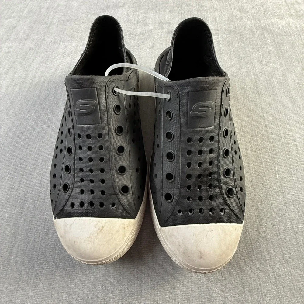 Skechers Kids Black EVA Perforated Slip On Water Shoes Sneakers Size 3‎